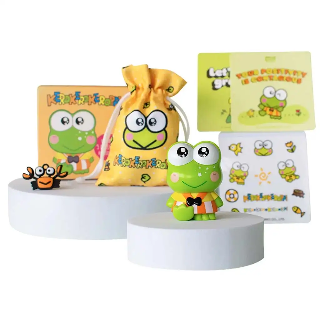 Hello Kitty: Keroppi Figura Dobozban kiegészítőkkel 6cm kép 1
