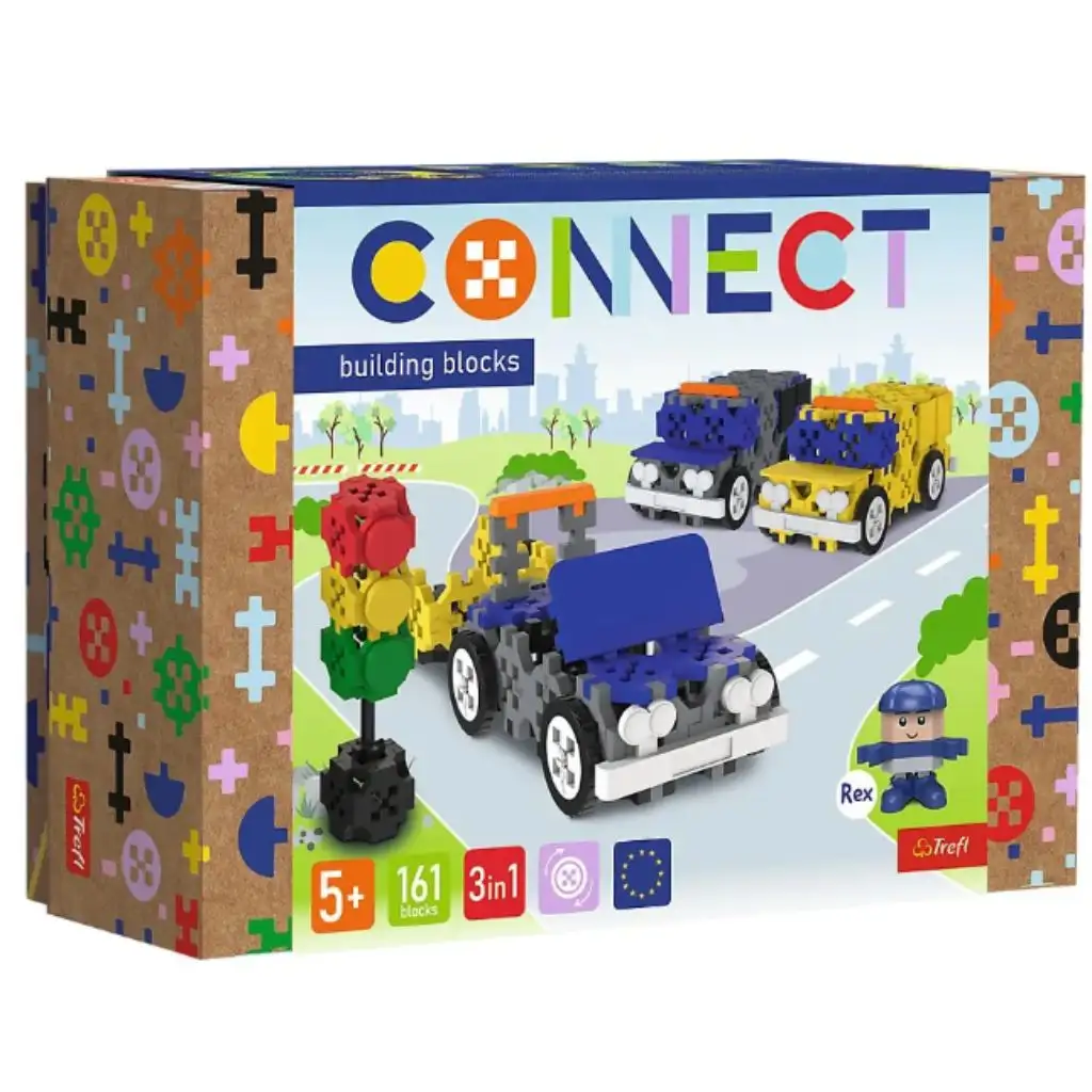 Connect: Mentőjárművek 161db-os építőjáték - Trefl kép 1