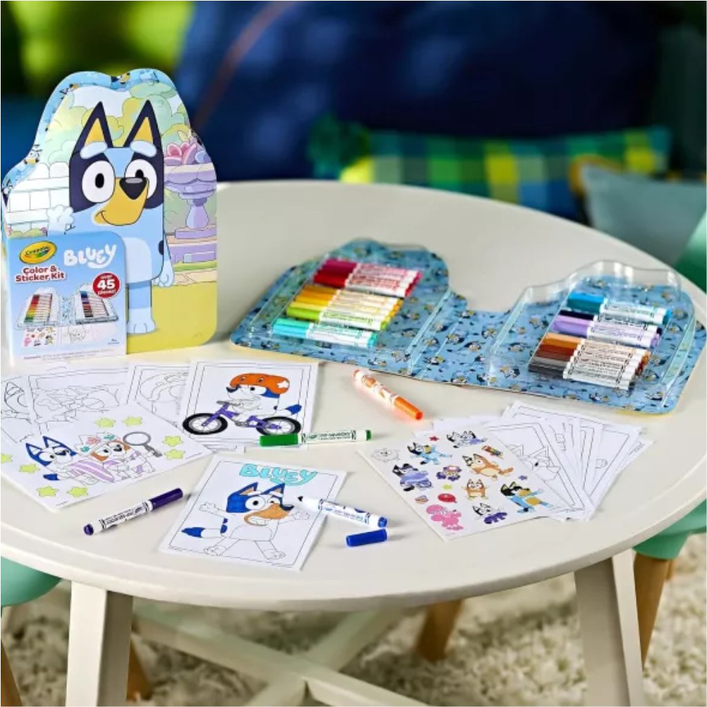 Crayola: Bluey kreatív készlet matricákkal kép 2