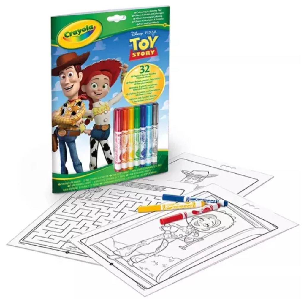 Toy Story 5: Kifestő és foglalkoztató füzet filctollakkal kép 1