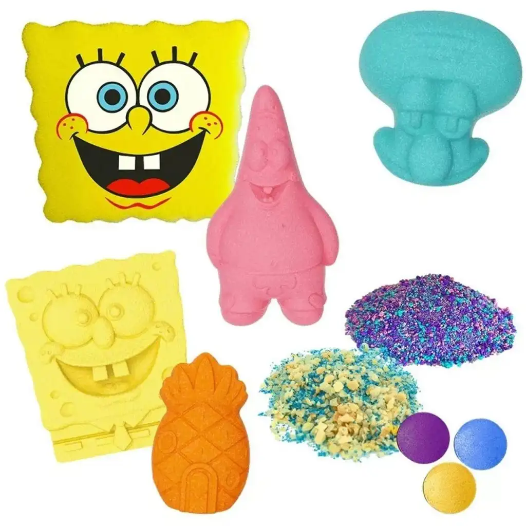 Craze: Inkee Spongyabob kockanadrág nagy vegán fürdőszett kép 3