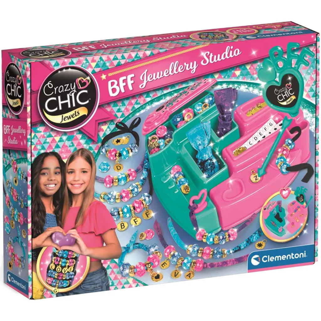 Crazy Chic: BFF ékszerkészítő stúdió kreatív szett - Clementoni kép 1