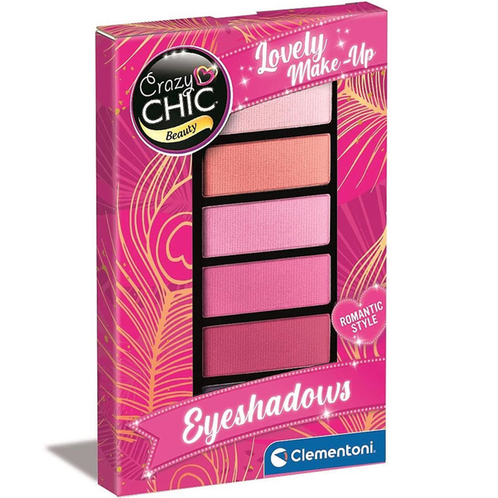 Crazy Chic: Lovely Make-Up pink power szemhéjfesték 1db - Clementoni kép 1