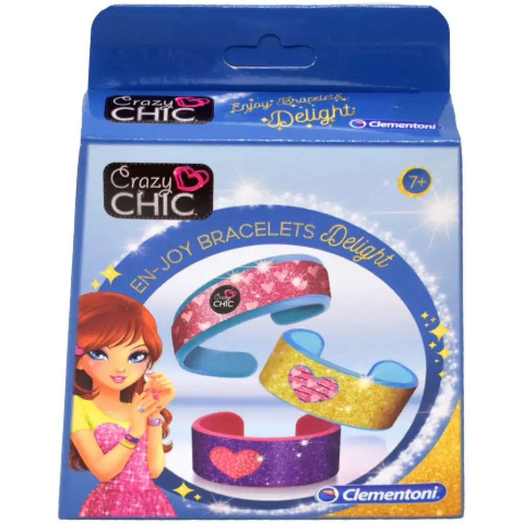 Crazy Chic öröm karkötő készítő szett - Clementoni kép 1