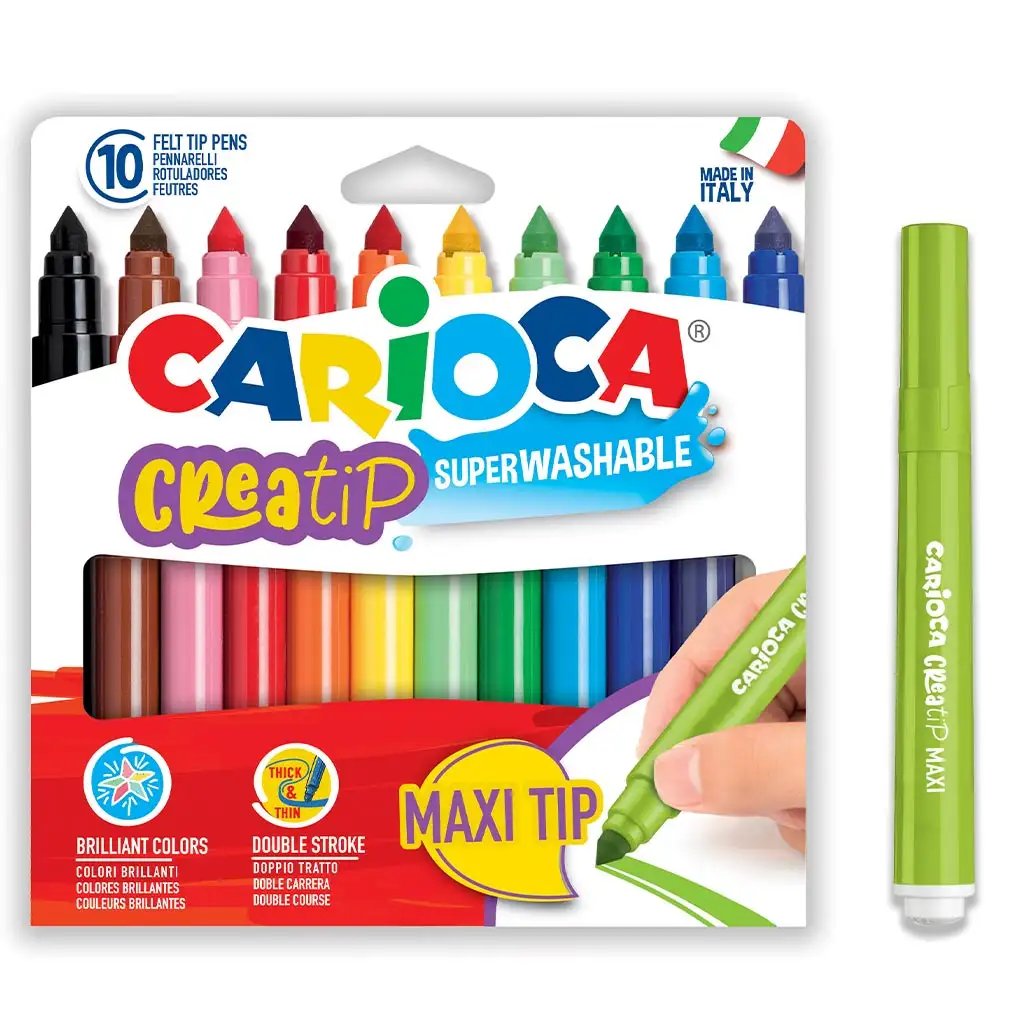 Creatip 10db-os maxi filctoll szett - Carioca kép 1