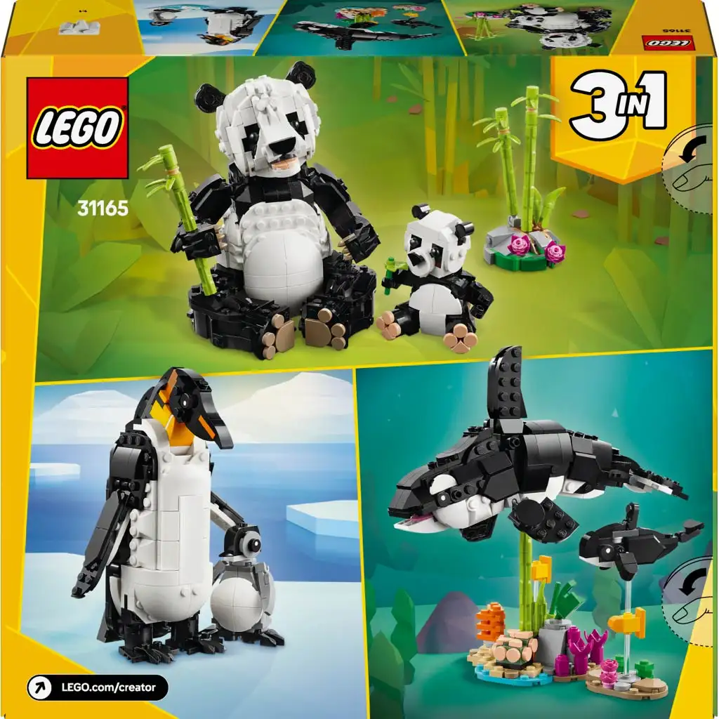 LEGO® Creator: Vadállatok: Pandacsalád (31165) kép 2