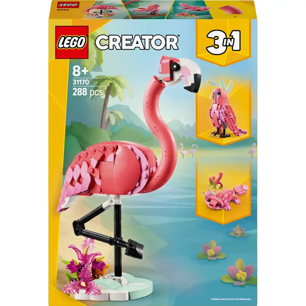 LEGO® Creator: Vadállatok: Rózsaszín flamingó (31170) kép 1