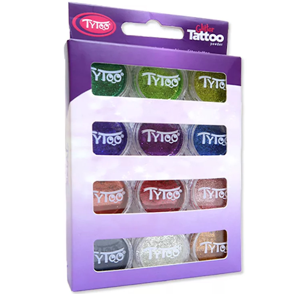 TyToo: Alapszínek csillámpor szett 12x2,5ml kép 1