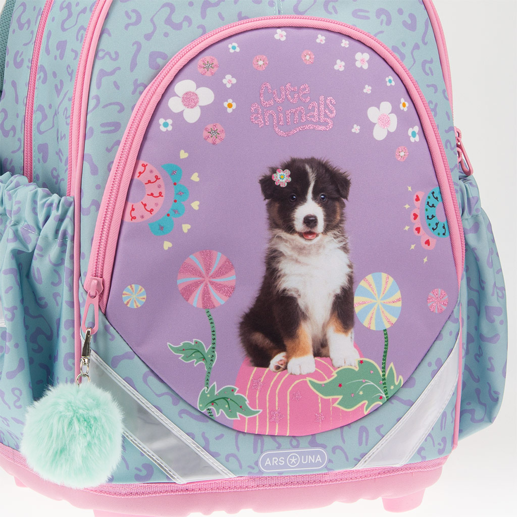 Ars Una: Cute animals-Aussie anatómiai 33×43×22cm-es iskolatáska hátizsák kép 6