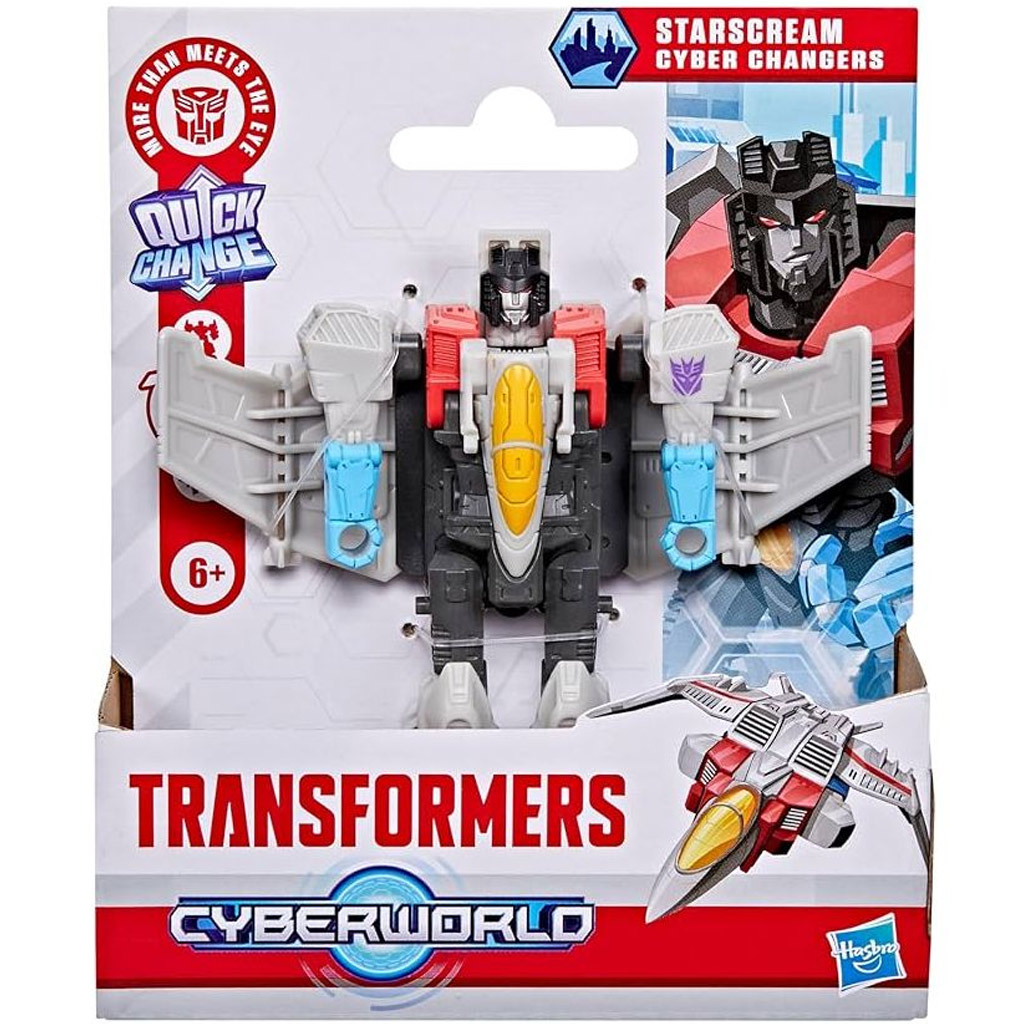 Transformers Cyberworld: Starscream – Cyber Changers figura - Hasbro kép 1