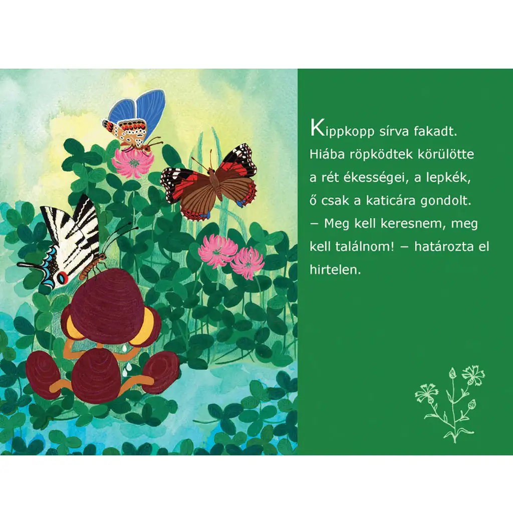 Kipkopp a fűben diafilm kép 1