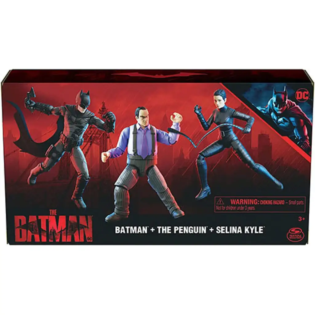 DC Comics: The Batman figura csomag 3db-os - Spin Master kép 1