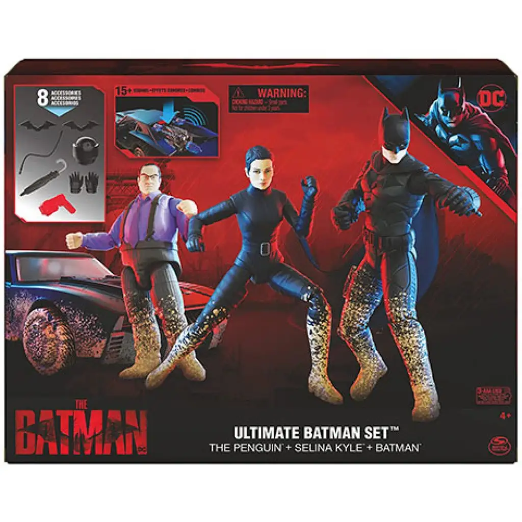 DC Comics: The Batman Ultimate játékszett 10cm-es figurákkal - Spin Master kép 1