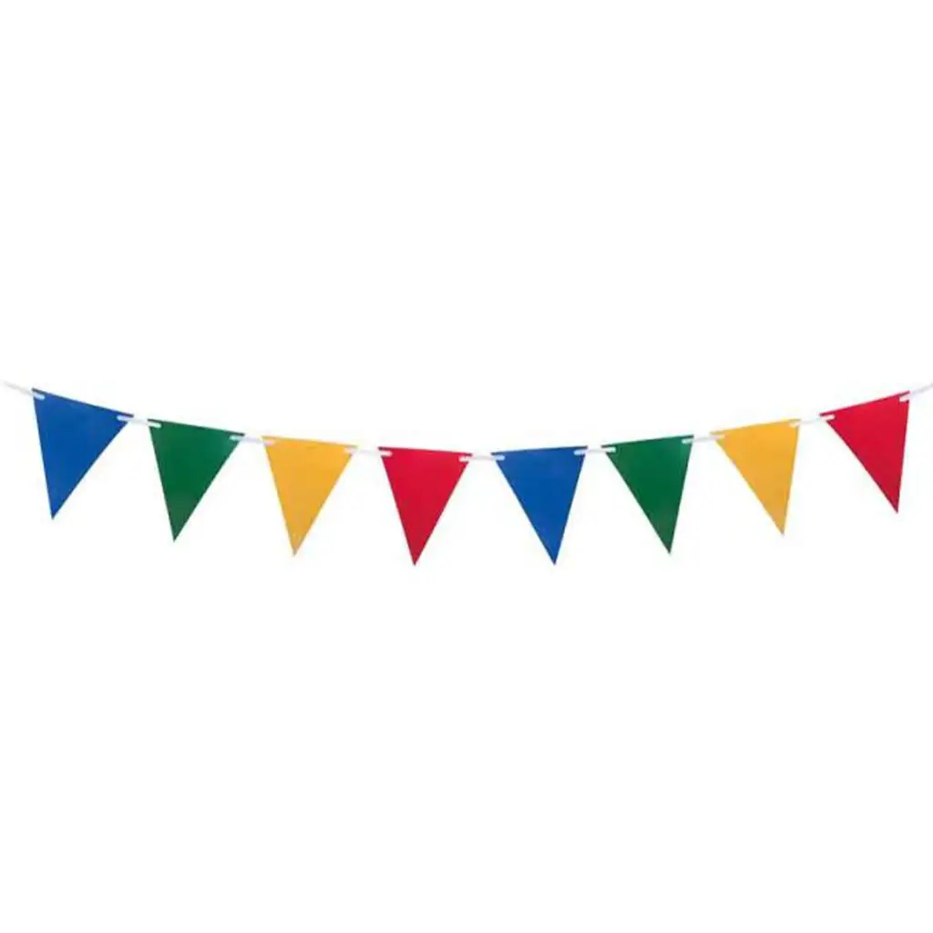 Sokszínű party zászlófüzér 230cm kép 1