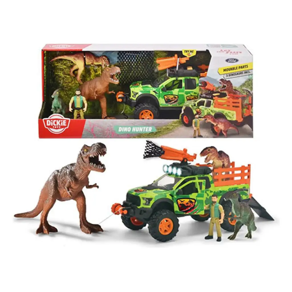 Dino Hunter játékszett - Dickie Toys kép 1