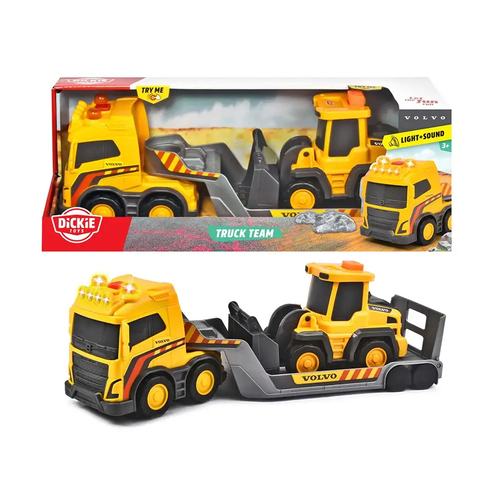 Volvo Truck Team fénnyel és hanggal - Dickie Team kép 1