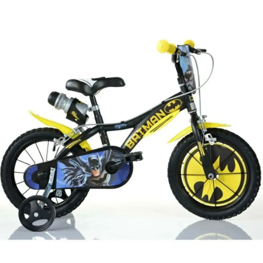 Batman fekete gyerek bicikli 14-es méretben - Dino Bikes kerékpár kép 1