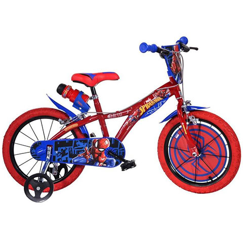Pókember gyerek bicikli 16-os méretben  - Dino Bikes kerékpár kép 1