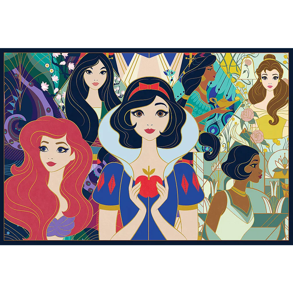 Disney elbűvölő hercegnők 2x200db-os puzzle - Trefl kép 3