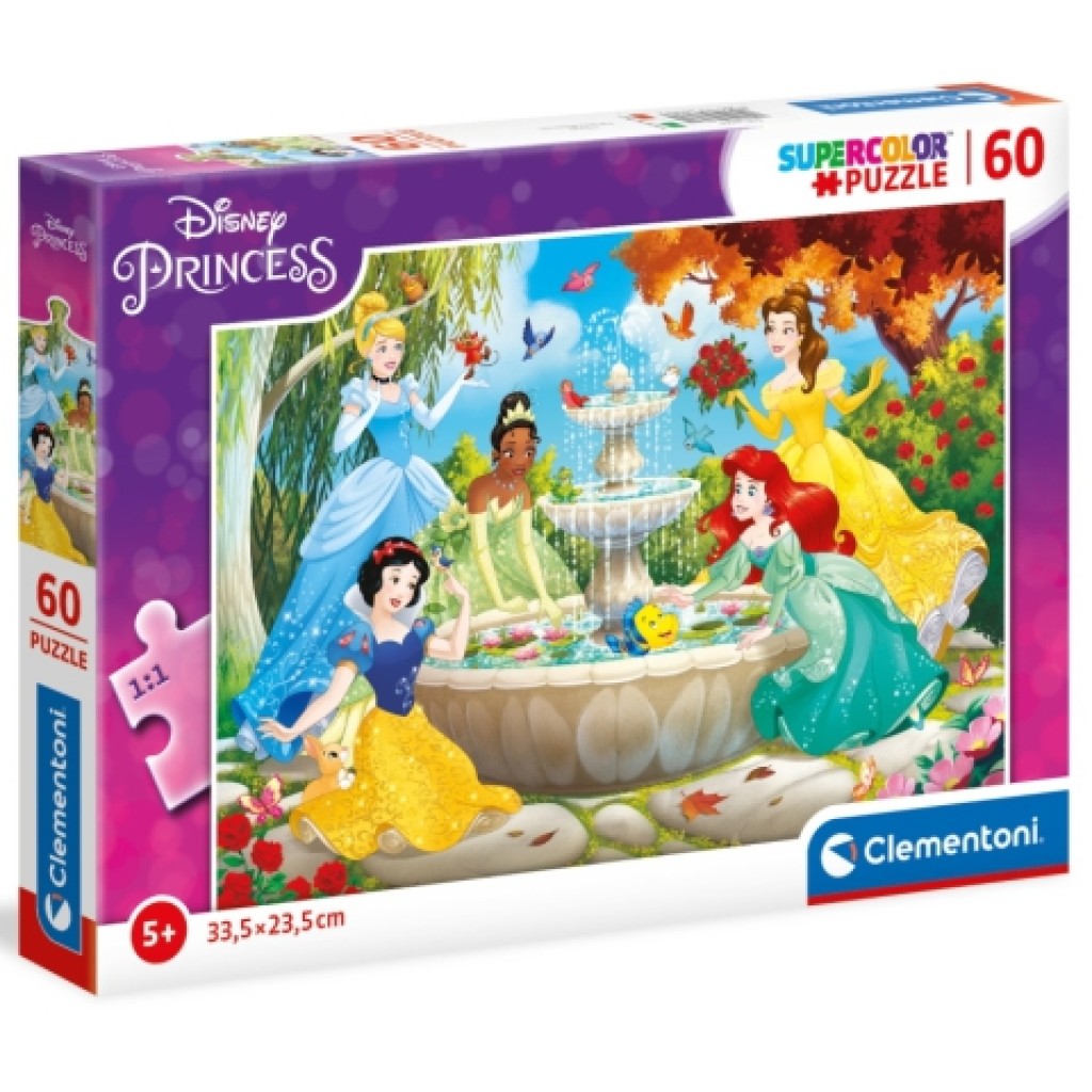 Disney Hercegnők 60db-os puzzle - Clementoni kép 1