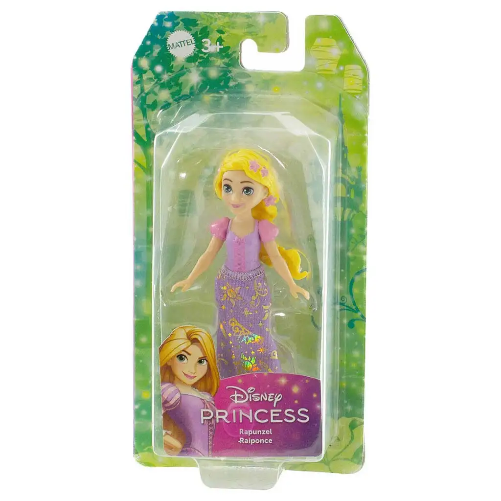 Disney Hercegnők: Mini Aranyhaj hercegnő baba - Mattel kép 1