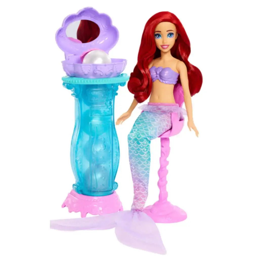 Dinsey Hercegnők: Ariel Gyöngyvarázs meglepetés baba szett - Mattel kép 2