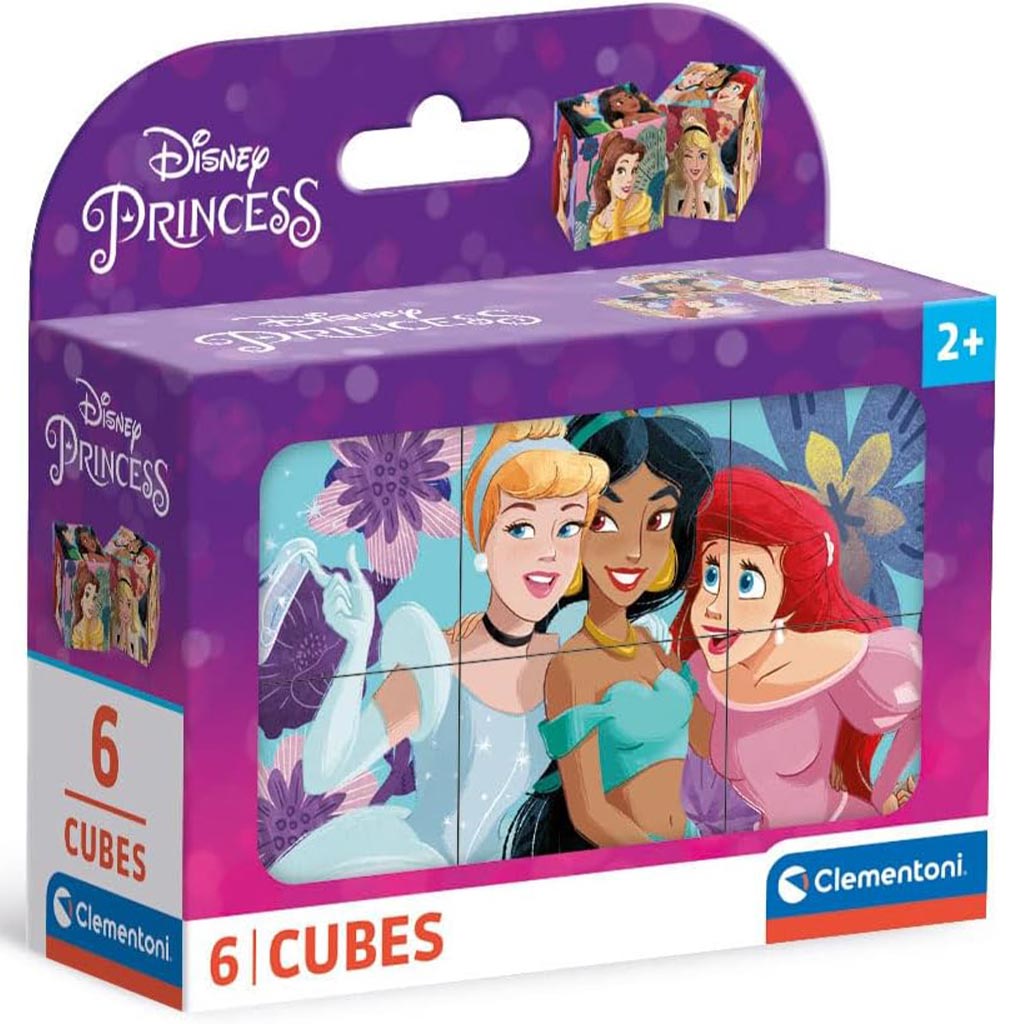 Disney Hercegnők 6db-os mesekocka - Clementoni kép 1