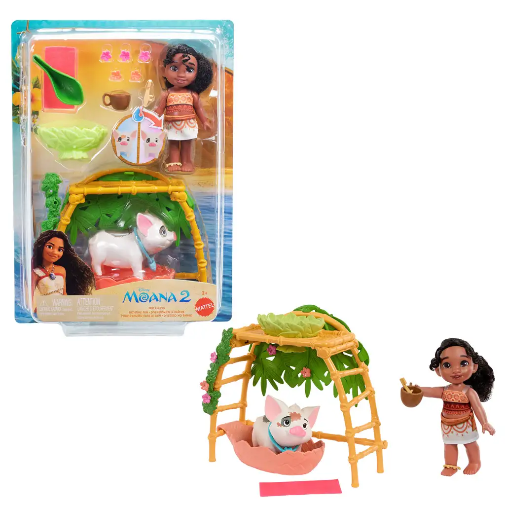 Disney Hercegnők: Vaiana 2 tesók játékszett - Mattel kép 1