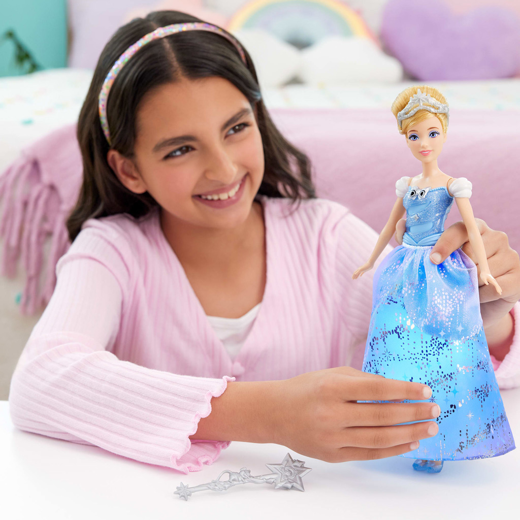 Disney hercegnők: Varázslatos Hamupipőke baba - Mattel kép 4