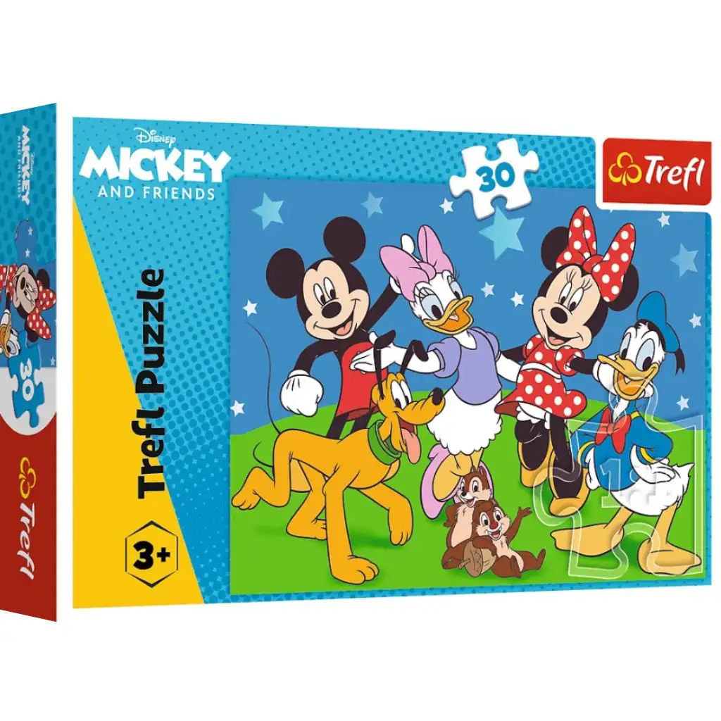 Disney Mickey egér és barátai 30db-os puzzle - Trefl kép 1