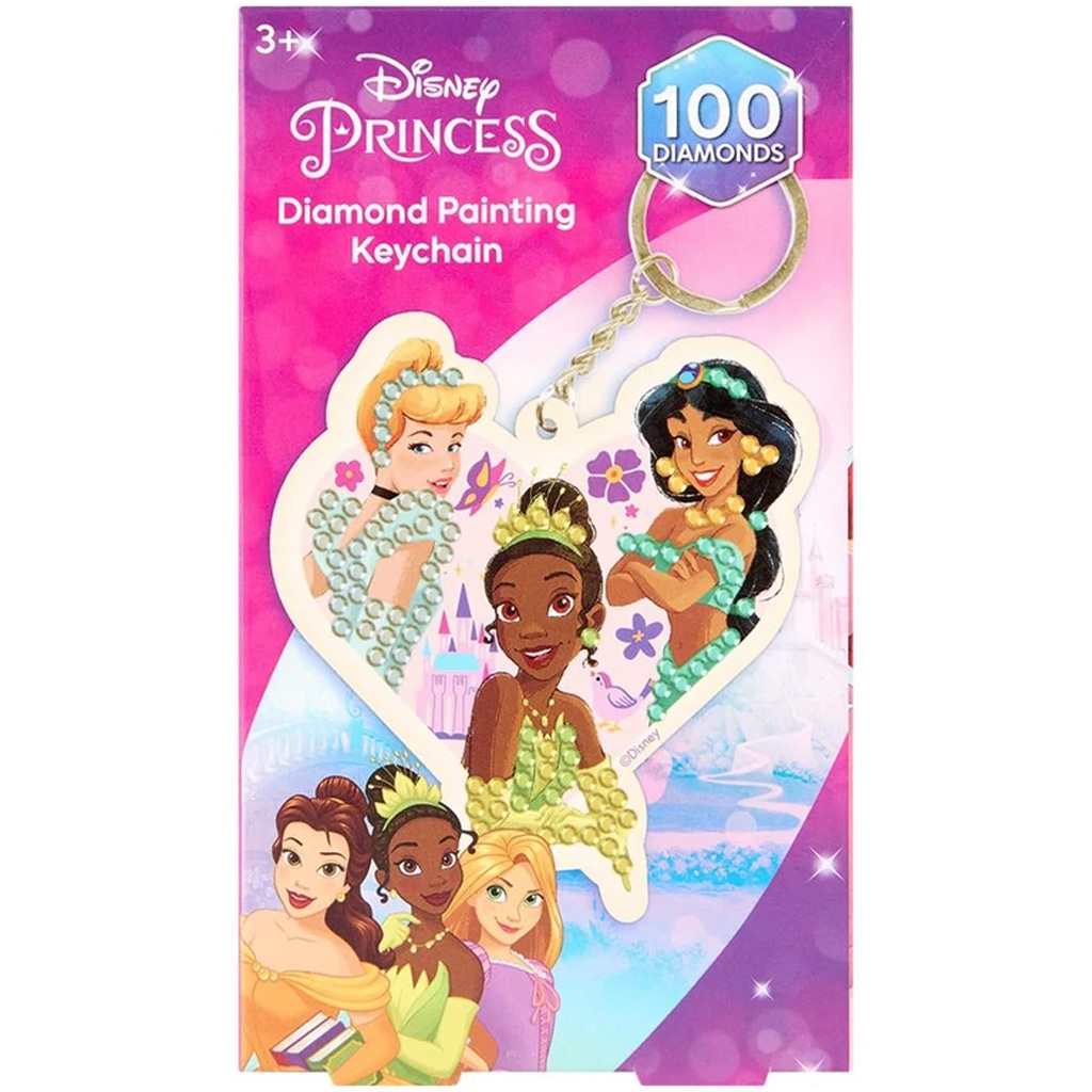 Canenco: Disney hercegnők gyémántfestés kulcstartó kép 1