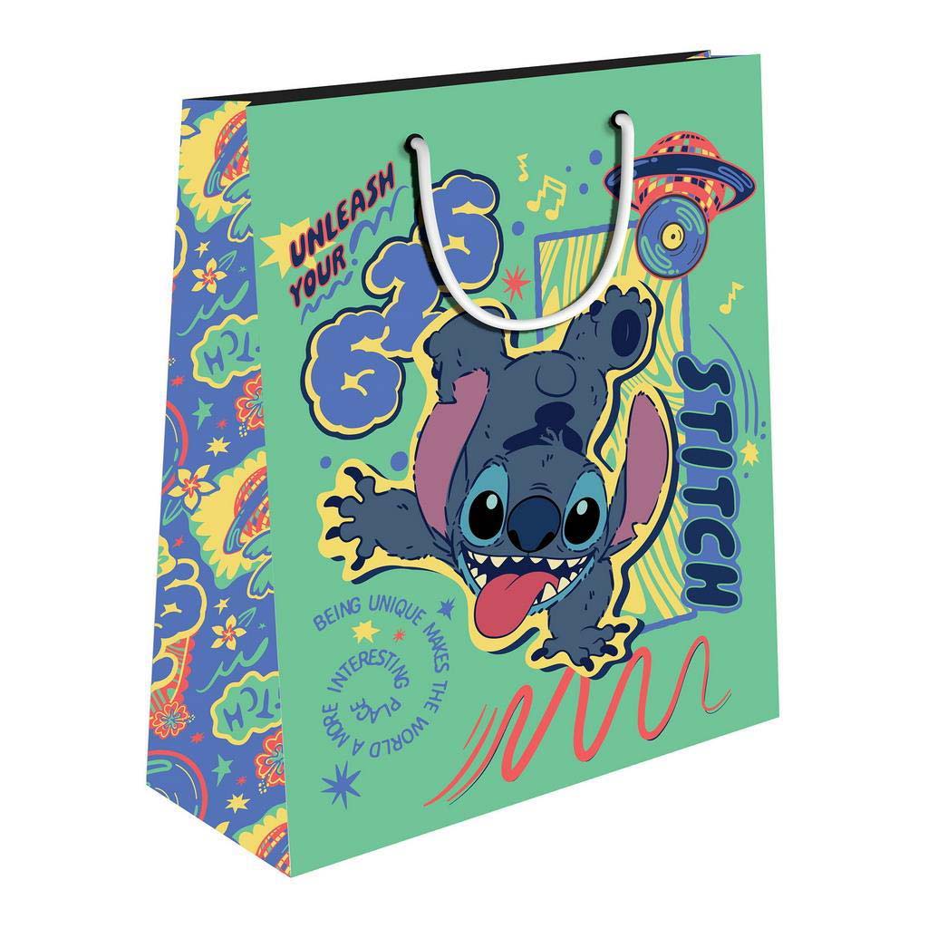 Luna: Disney Stitch ajándéktáska 18x11x23cm kép 1