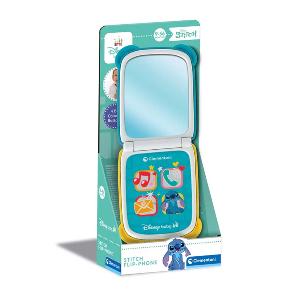 Disney Baby: Stitch mintás játéktelefon - Clementoni kép 1