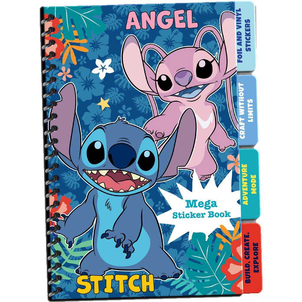 Luna: Disney Stitch Mega matricás füzet kép 1