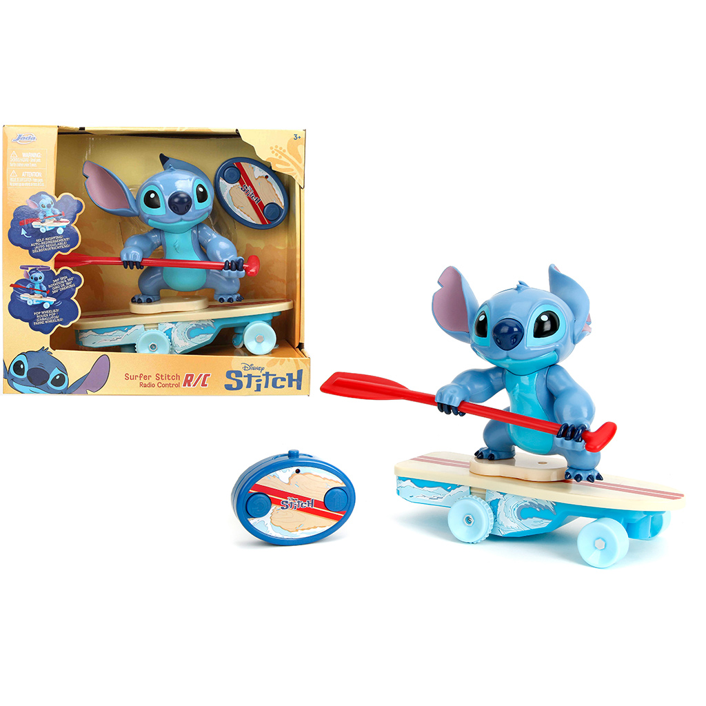 Disney Stitch RC távirányítós szörfdeszka 25cm - Jada Toys kép 1