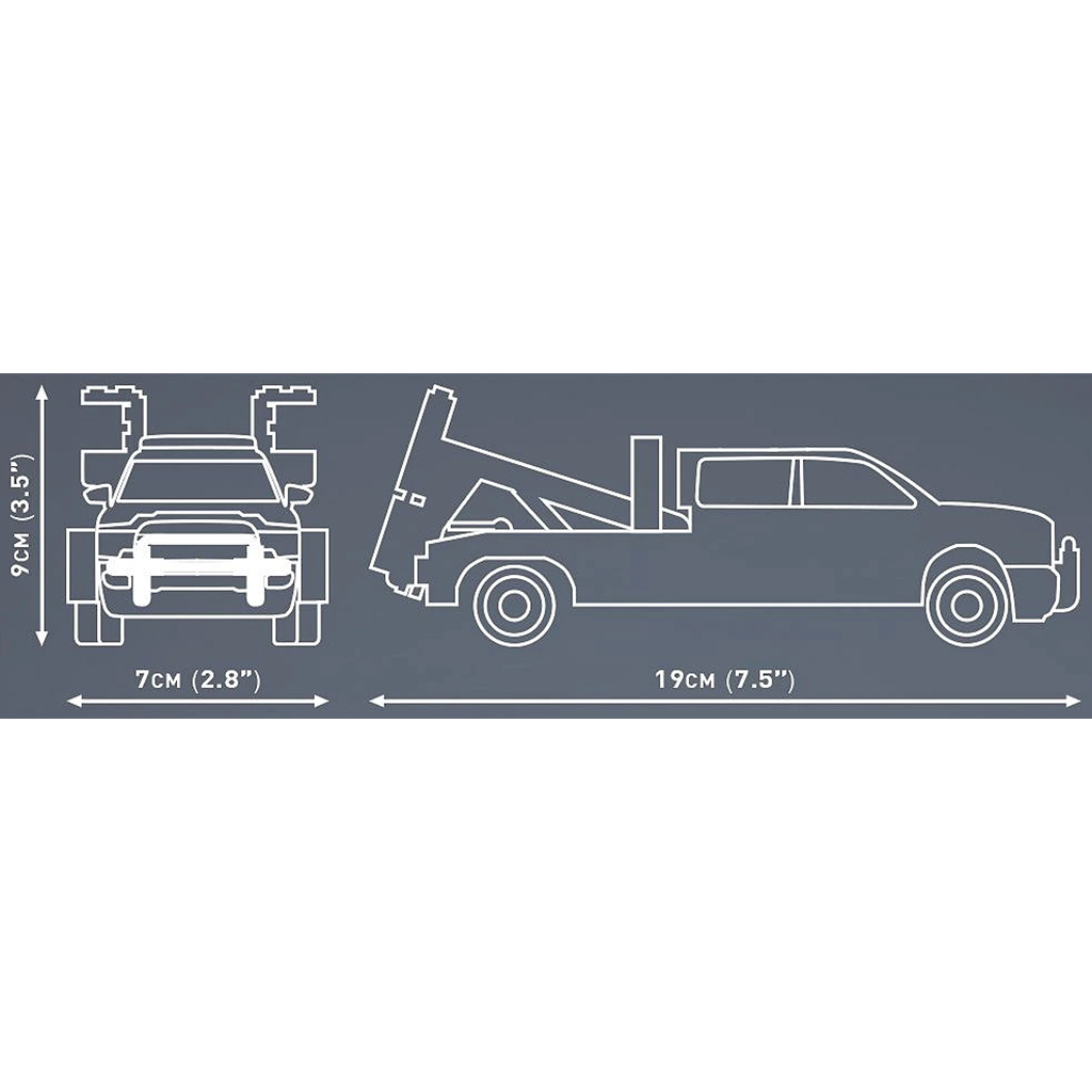 COBI: Dodge RAM 3500 vontatóautó építőjáték (24611) kép 5