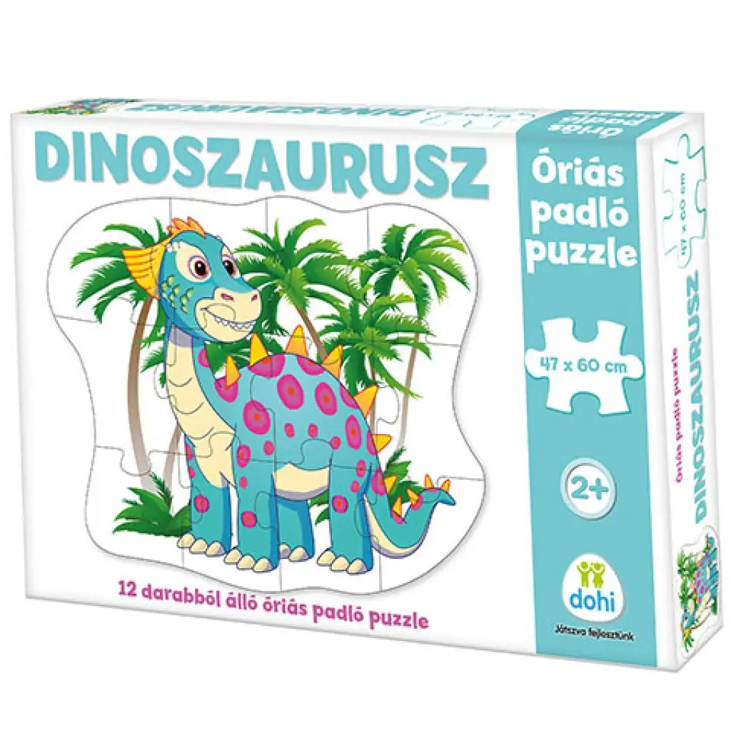 Dinoszaurusz óriás padló puzzle 12db-os kép 1