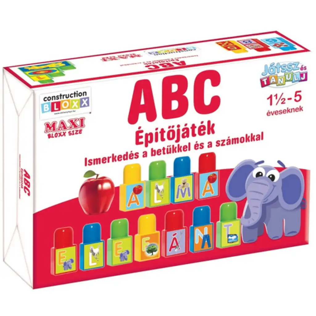 Játssz és tanulj!: ABC betűk és számok fejlesztő építőjáték - D-Toys kép 1