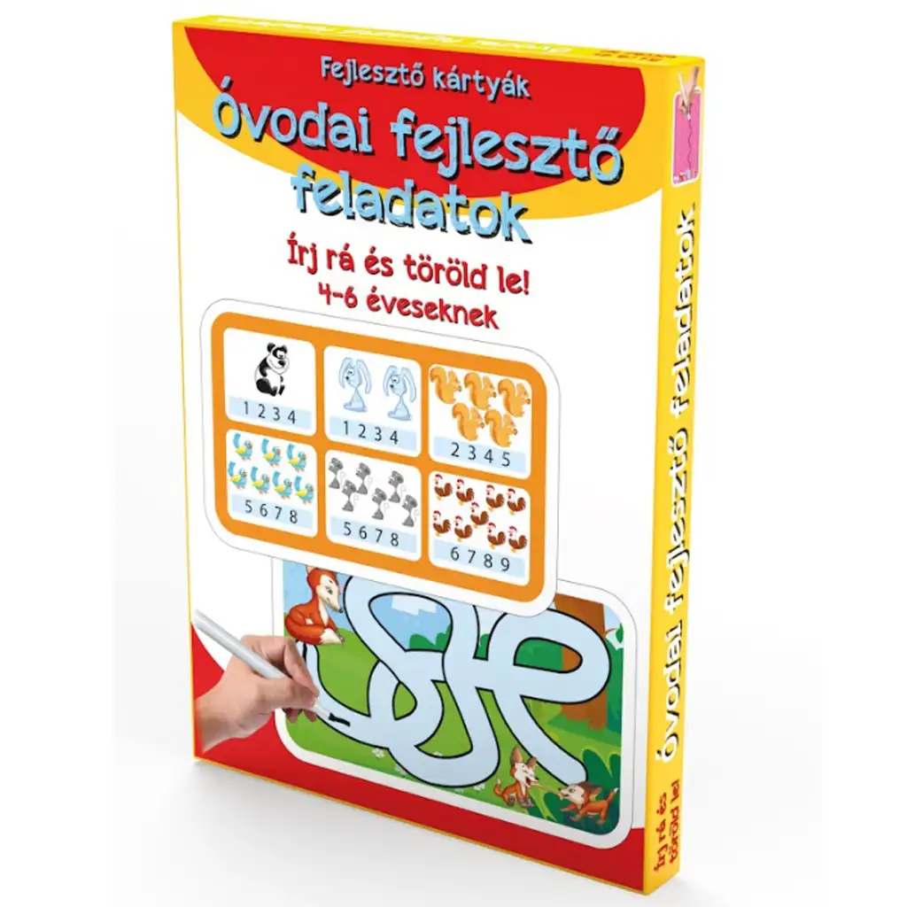 Óvodai fejlesztő feladatok – Fejlesztő kártyák 4-6 éveseknek kép 1