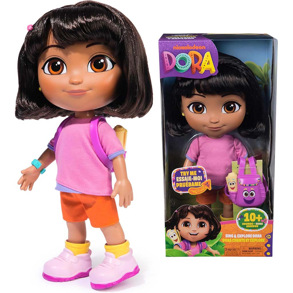 Dóra a felfedező - Éneklő Dóra baba 30cm-es - Spin Master kép 1