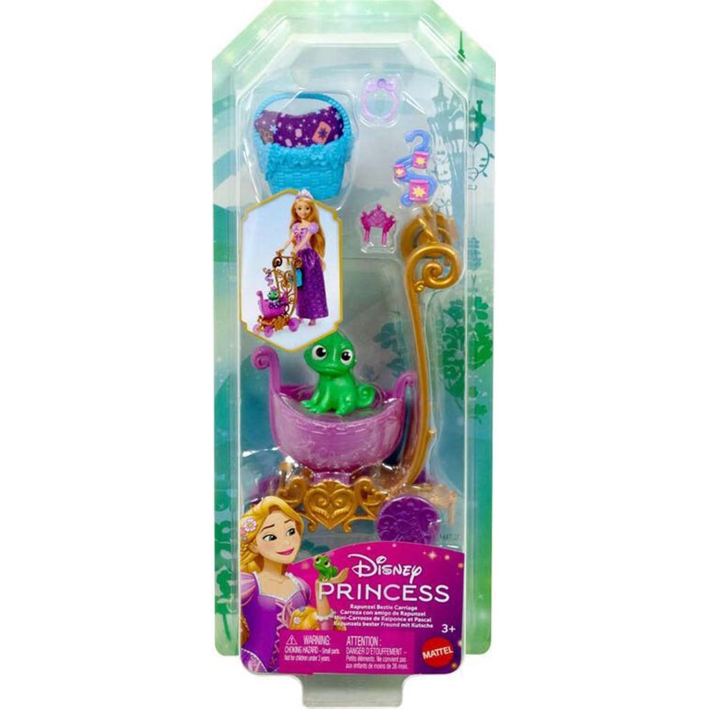 Disney Hercegnők Kiskedvenc hintó Aranyhaj - Mattel kép 1
