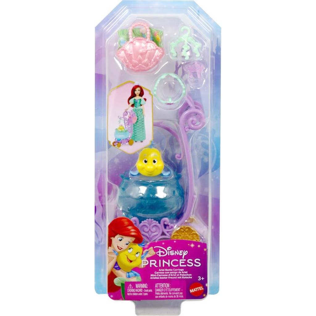 Disney Hercegnők Kiskedvenc hintó Ariel - Mattel kép 1