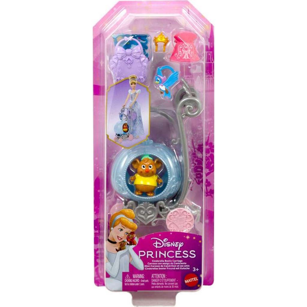 Disney Hercegnők Kiskedvenc hintó Hamupipőke - Mattel kép 1