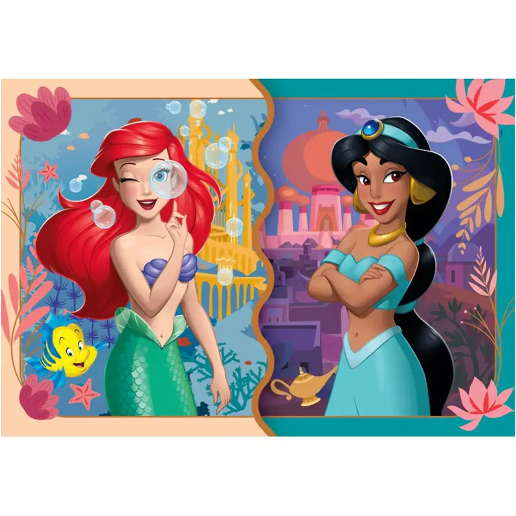 Disney Hercegnők 2 az 1-ben puzzle - Clementoni kép 2