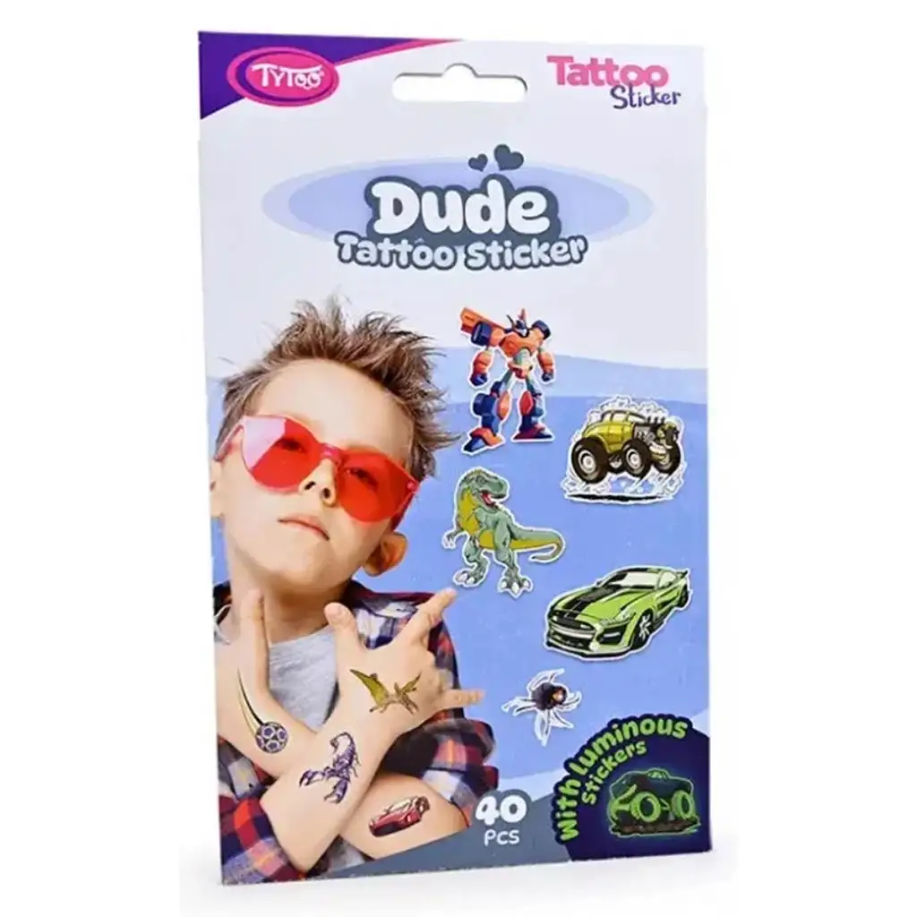 TyToo: Dude tetoválás matrica szett kép 1