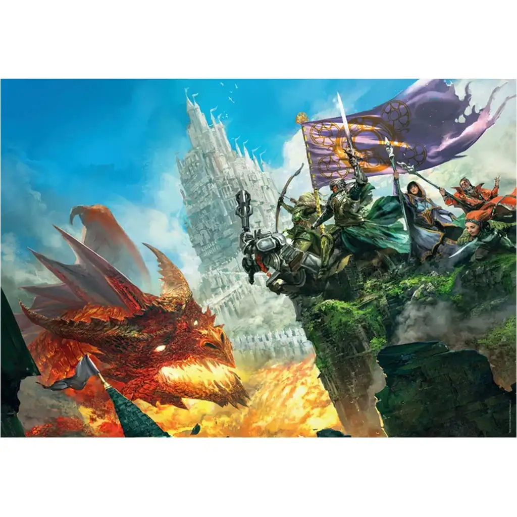 Dungeons & Dragons – Lángok földje 500db-os puzzle - Clementoni kép 2