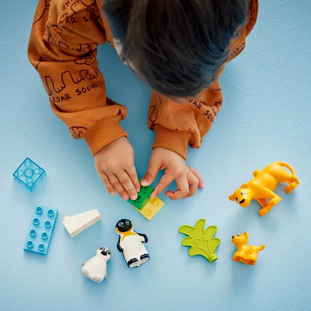 LEGO® DUPLO®: Állatcsaládok a vadvilágban: Pingvinek és oroszlánok (10442) kép 3