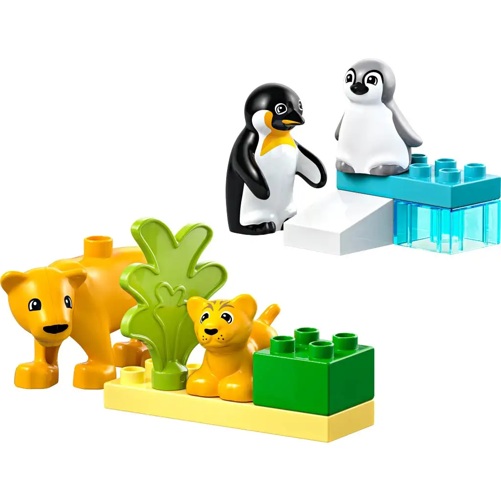 LEGO® DUPLO®: Állatcsaládok a vadvilágban: Pingvinek és oroszlánok (10442) kép 5