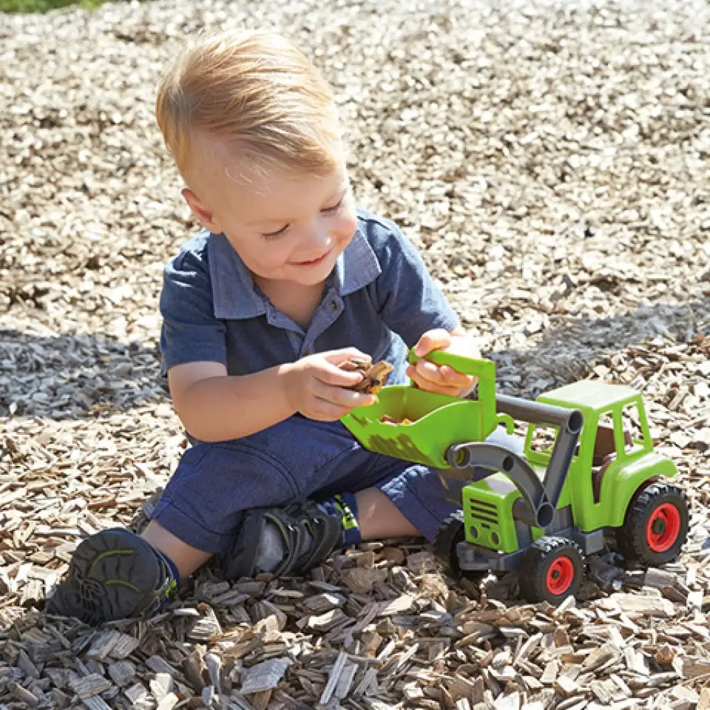 LENA: Eco Actives zöld traktor 35cm kép 2