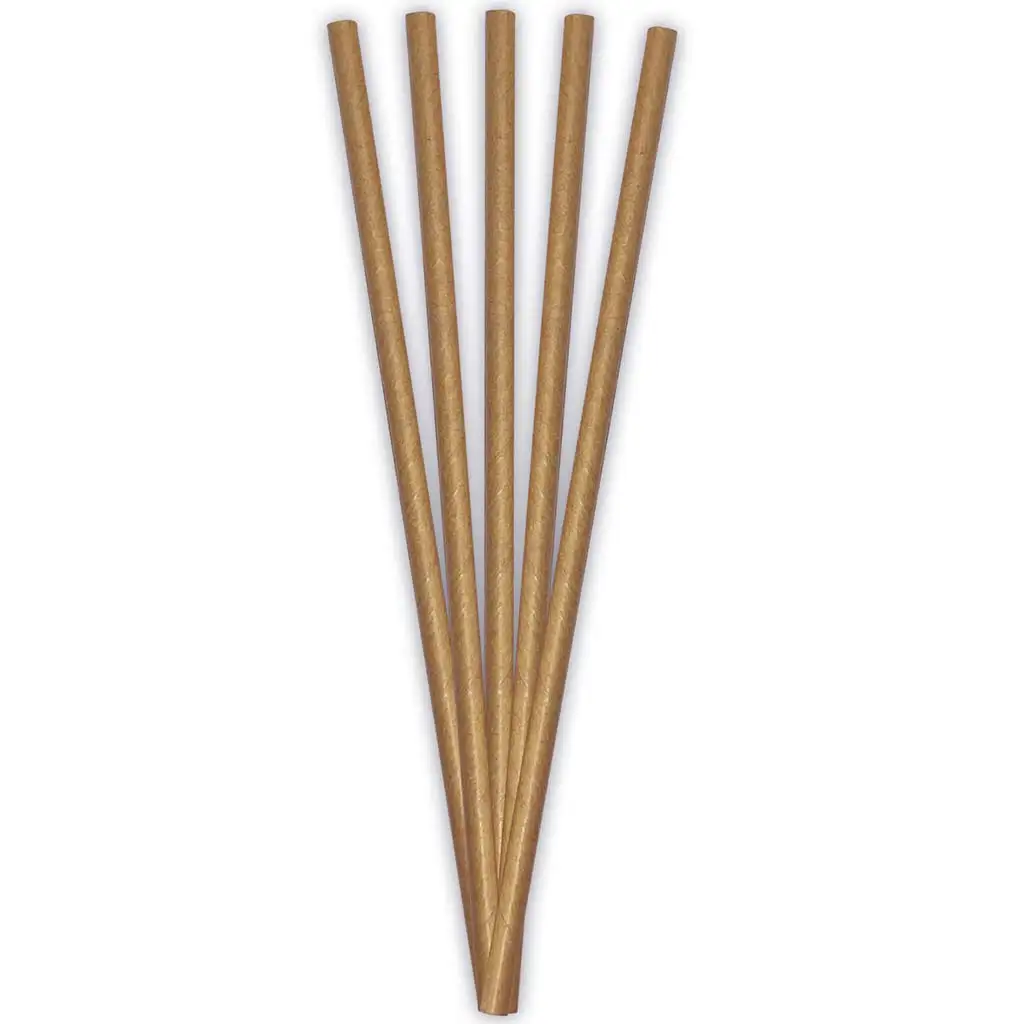 ECO papír szívószál – 20 cm, 24 db-os szett kép 1